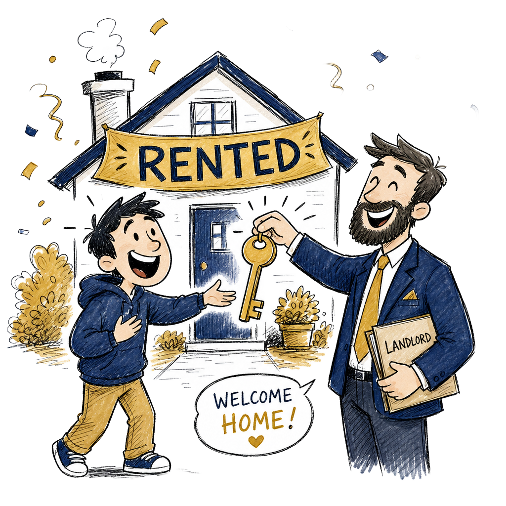 Renting illustration